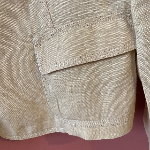 DKNY Linen Jacket Size 8 - Picture 5 of 10